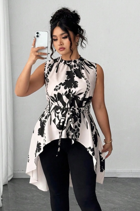 Tunika NAILENA, Boja: crna i bela, IVET.RS - Nova Kolekcija