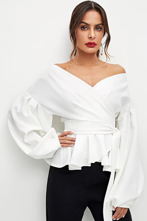 Ženska bluza MERIAM, Boja: bela, IVET.RS - Nova Kolekcija