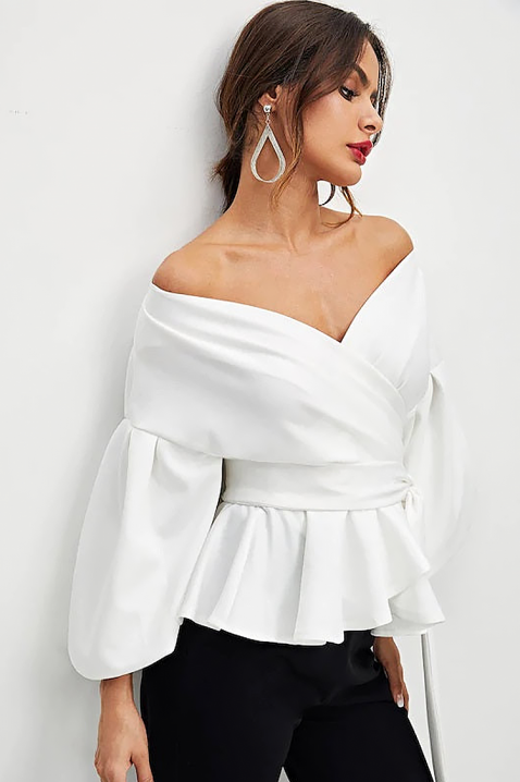 Ženska bluza MERIAM, Boja: bela, IVET.RS - Nova Kolekcija