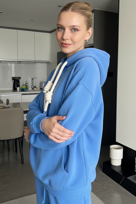 Dukserica ZOREXINA BLUE, Boja: plava, IVET.RS - Nova Kolekcija