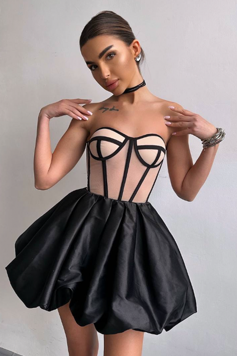 Haljina ZENARIA, Boja: crna, IVET.RS - Nova Kolekcija