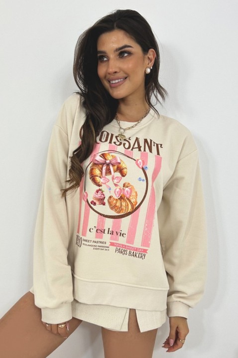 Ženska bluza ALEXENIA BEIGE, Boja: bež, IVET.RS - Nova Kolekcija