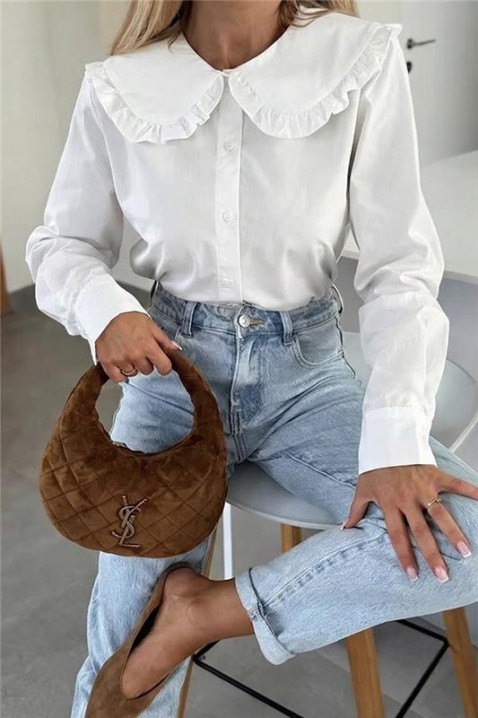 Ženska košulja AFETINA WHITE, Boja: bela, IVET.RS - Nova Kolekcija