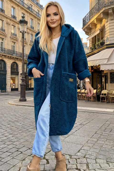 Kaput ZLOVERDA PETROL, Boja: petrolej, IVET.RS - Nova Kolekcija