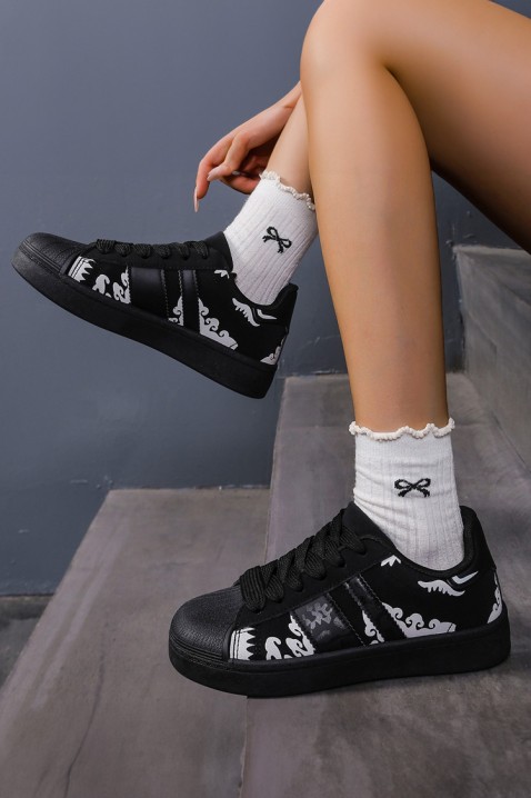 Ženske patike NORFINA BLACK, Boja: crna, IVET.RS - Nova Kolekcija