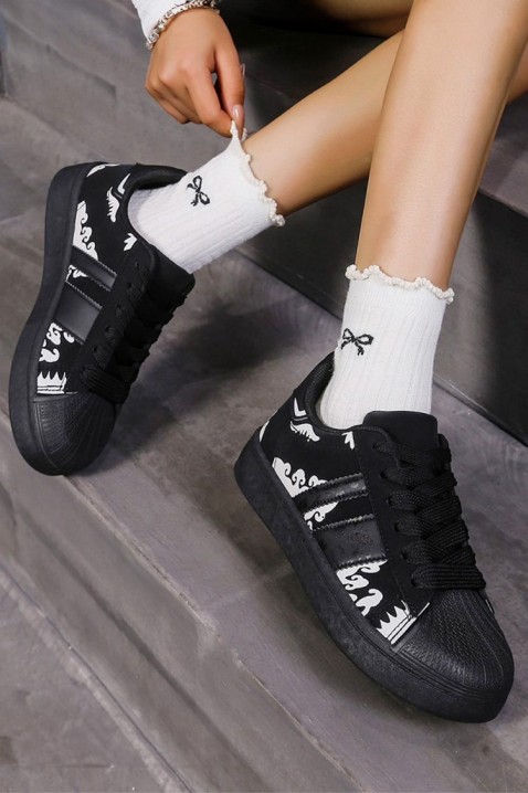 Ženske patike NORFINA BLACK, Boja: crna, IVET.RS - Nova Kolekcija