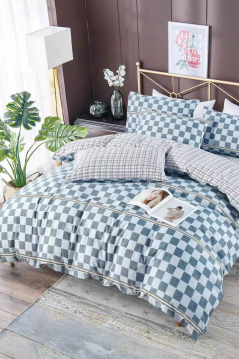 Komplet posteljine GRONELVA 160x200 cm pamuk - 4 dela, Boja: višebojna, IVET.RS - Nova Kolekcija