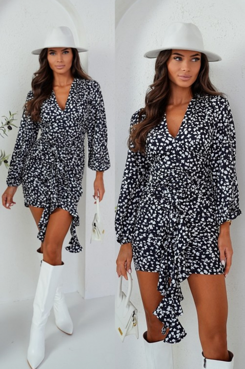 Haljina ZOVLENDA, Boja: crna i bela, IVET.RS - Nova Kolekcija