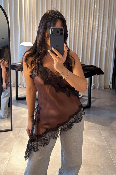 Top LUCINDA BROWN, Boja: braon, IVET.RS - Nova Kolekcija