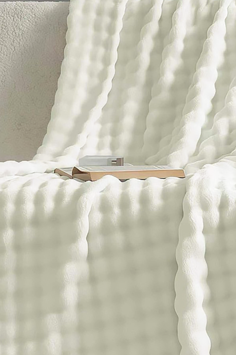 Ćebe DIMFELDA ECRU 160x200 cm, Boja: ecru, IVET.RS - Nova Kolekcija