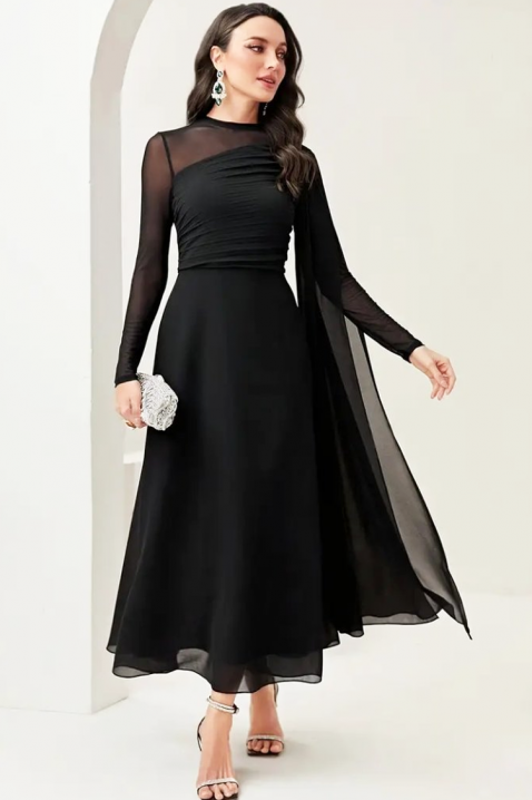 Haljina NEMANA, Boja: crna, IVET.RS - Nova Kolekcija