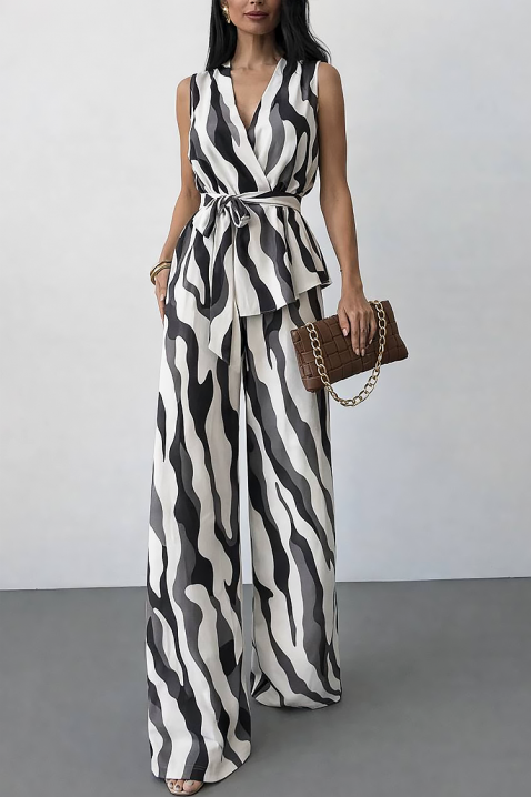 Komplet NAVIELA BLACK, Boja: crna i bela, IVET.RS - Nova Kolekcija