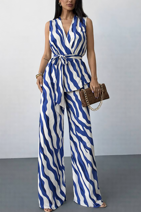 Komplet NAVIELA BLUE, Boja: plava i bela, IVET.RS - Nova Kolekcija