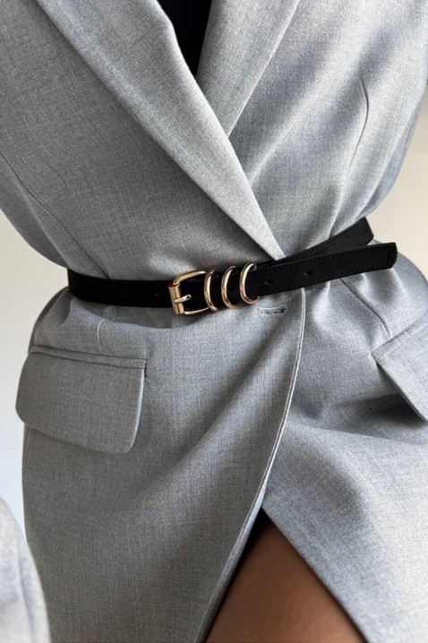 Kaiš MASCONZA BLACK, Boja: crna, IVET.RS - Nova Kolekcija