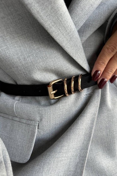 Kaiš MASCONZA BLACK, Boja: crna, IVET.RS - Nova Kolekcija