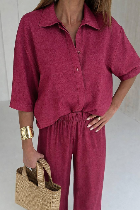 Komplet NATEVINA BORDO, Boja: bordo, IVET.RS - Nova Kolekcija