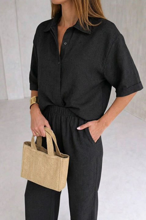 Komplet NATEVINA BLACK, Boja: crna, IVET.RS - Nova Kolekcija