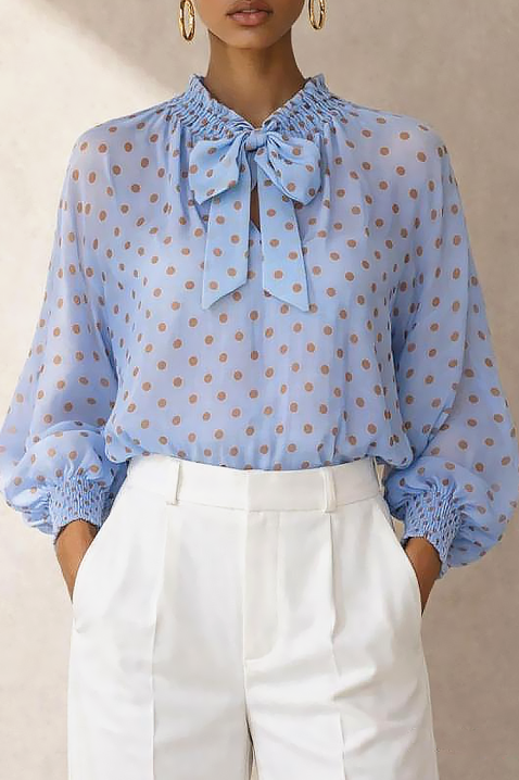 Ženska bluza ARLEKINA, Boja: svetloplava, IVET.RS - Nova Kolekcija