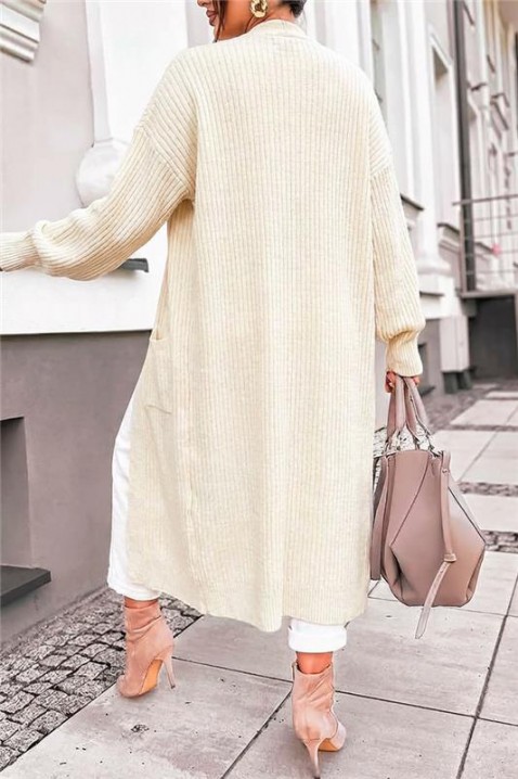 Kardigan MADELZA, Boja: ecru, IVET.RS - Nova Kolekcija