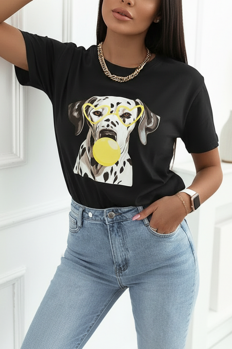 Majica MARGINZA BLACK, Boja: crna, IVET.RS - Nova Kolekcija