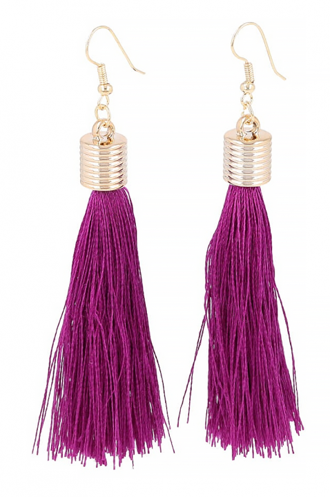 Minđuše LILANDINZA, Boja: ljubičasta, IVET.RS - Nova Kolekcija