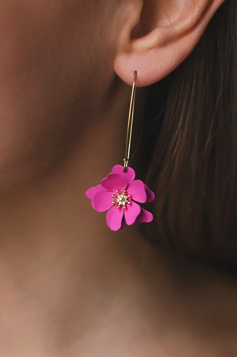 Minđuše BILIANZA, Boja: fuksija, IVET.RS - Nova Kolekcija