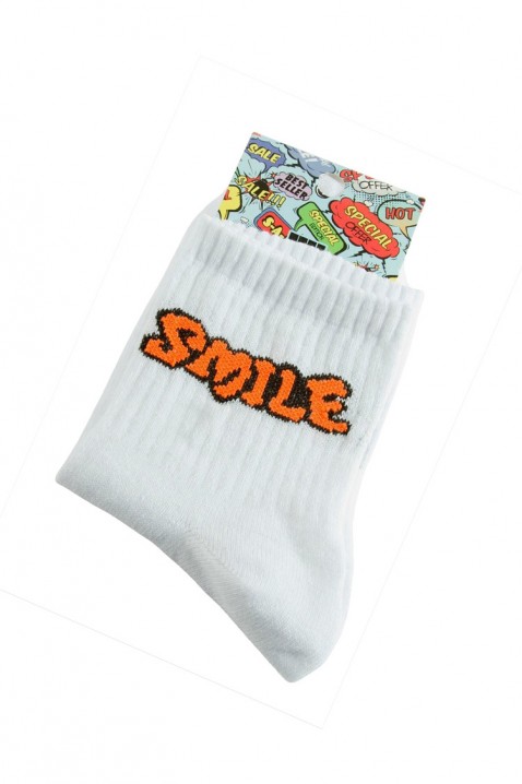 Čarape ELEXA, Boja: bela, IVET.RS - Nova Kolekcija