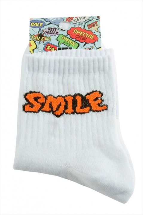 Čarape ELEXA, Boja: bela, IVET.RS - Nova Kolekcija