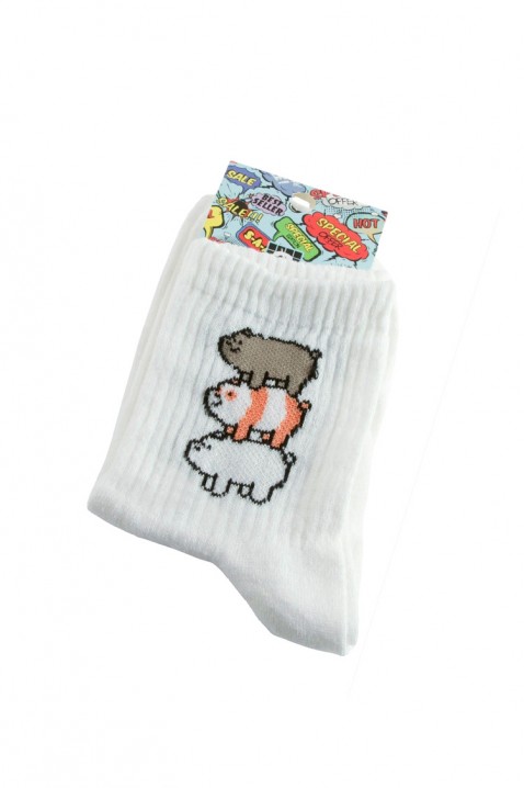 Čarape PAMILITA, Boja: bela, IVET.RS - Nova Kolekcija