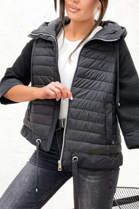 Jakna AMEFTIDA BLACK, Boja: crna, IVET.RS - Nova Kolekcija