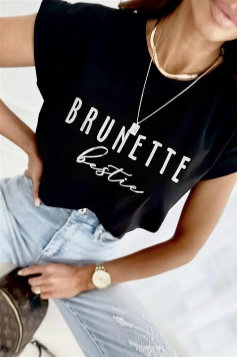 Majica BRUNINZA, Boja: crna, IVET.RS - Nova Kolekcija