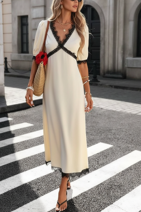 Haljina CAROLINZA, Boja: ecru, IVET.RS - Nova Kolekcija