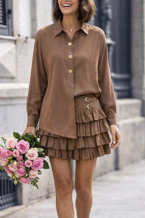 Komplet BELIMINA BROWN, Boja: braon, IVET.RS - Nova Kolekcija