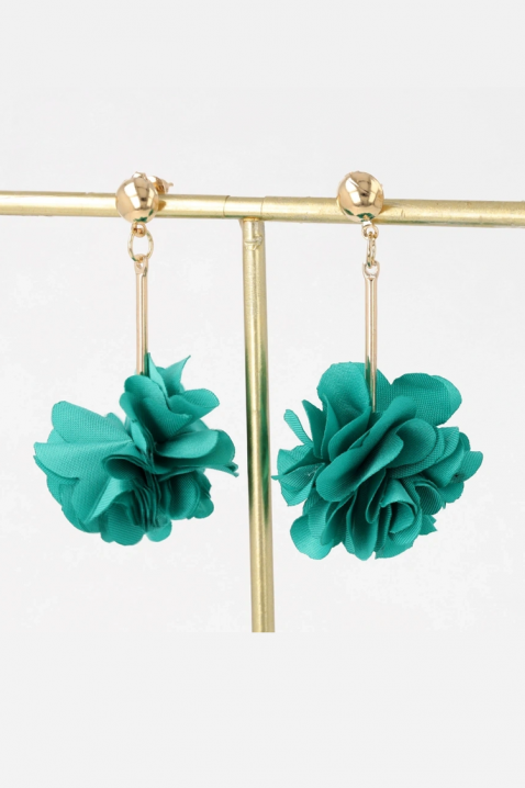 Minđuše KARALONZA GREEN, Boja: zelena, IVET.RS - Nova Kolekcija