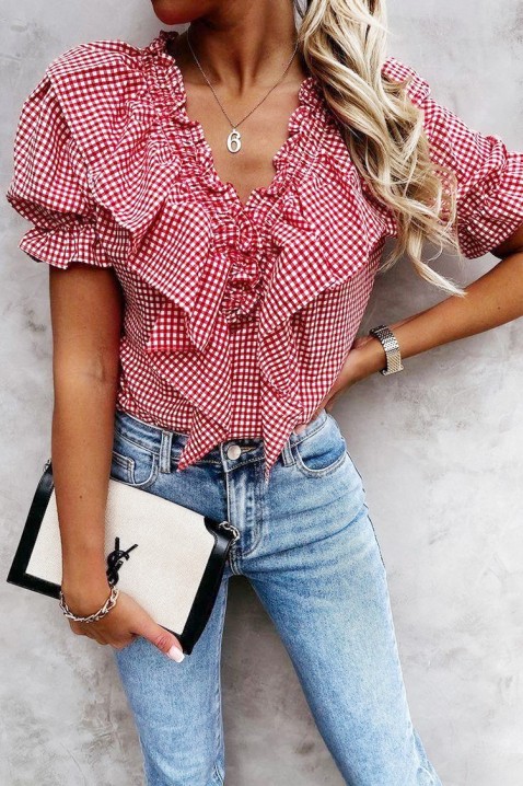 Top OLIANZA, Boja: crvena, IVET.RS - Nova Kolekcija