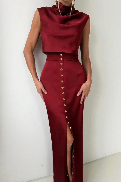 Komplet POLIONA BORDO, Boja: bordo, IVET.RS - Nova Kolekcija