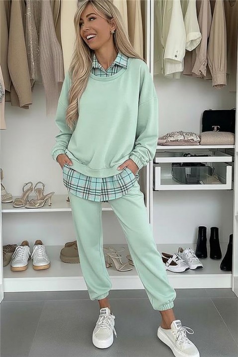 Komplet SORBELMA MINT, Boja: menta, IVET.RS - Nova Kolekcija