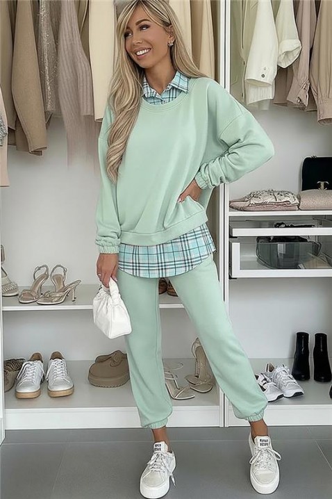 Komplet SORBELMA MINT, Boja: menta, IVET.RS - Nova Kolekcija