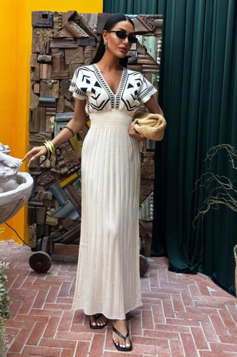 Haljina EMPERALZA ECRU, Boja: ecru, IVET.RS - Nova Kolekcija