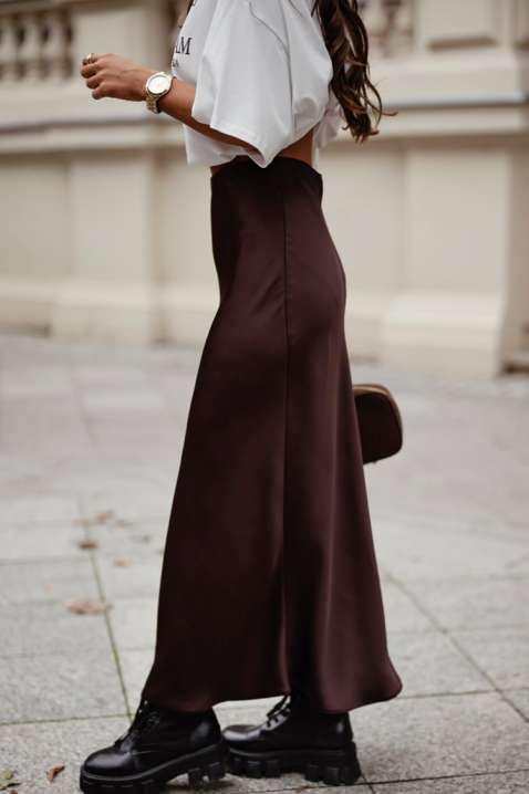 Suknja ADEMISA BROWN, Boja: braon, IVET.RS - Nova Kolekcija