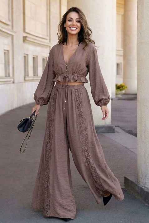 Komplet CARAMELA, Boja: braon, IVET.RS - Nova Kolekcija