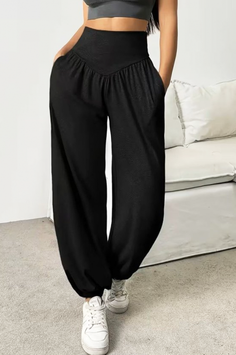 Pantalone ZEVROLDA BLACK, Boja: crna, IVET.RS - Nova Kolekcija