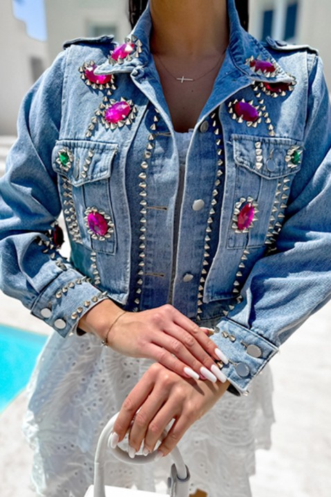 Teksas jakna VELSONFA PINK, Boja: plava, IVET.RS - Nova Kolekcija