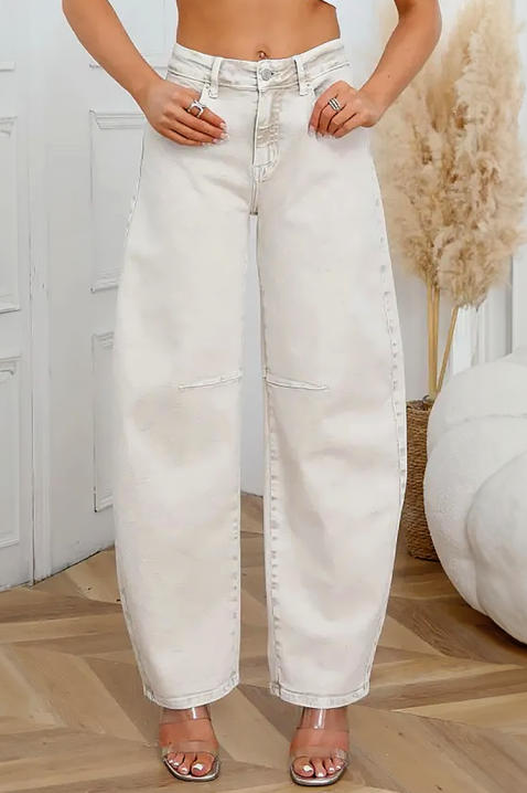 Farmerke ZAGROLDA ECRU, Boja: ecru, IVET.RS - Nova Kolekcija