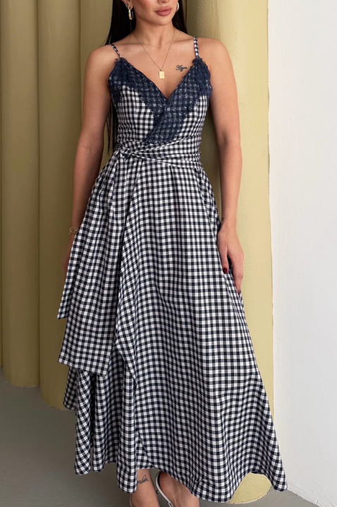 Haljina ALEKSINIA WHITE, Boja: crna i bela, IVET.RS - Nova Kolekcija