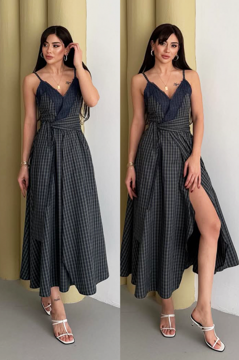 Haljina ALEKSINIA KHAKI, Boja: kaki, IVET.RS - Nova Kolekcija