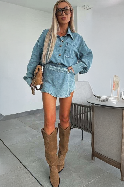 Komplet MELISINA, Boja: svetloplava, IVET.RS - Nova Kolekcija