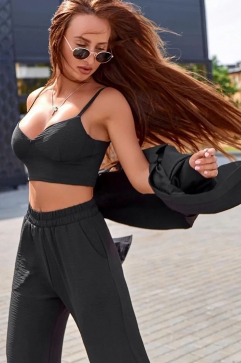 Komplet NIKODEMA BLACK, Boja: crna, IVET.RS - Nova Kolekcija