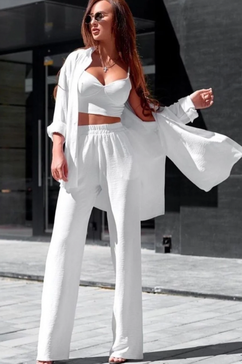 Komplet NIKODEMA WHITE, Boja: bela, IVET.RS - Nova Kolekcija