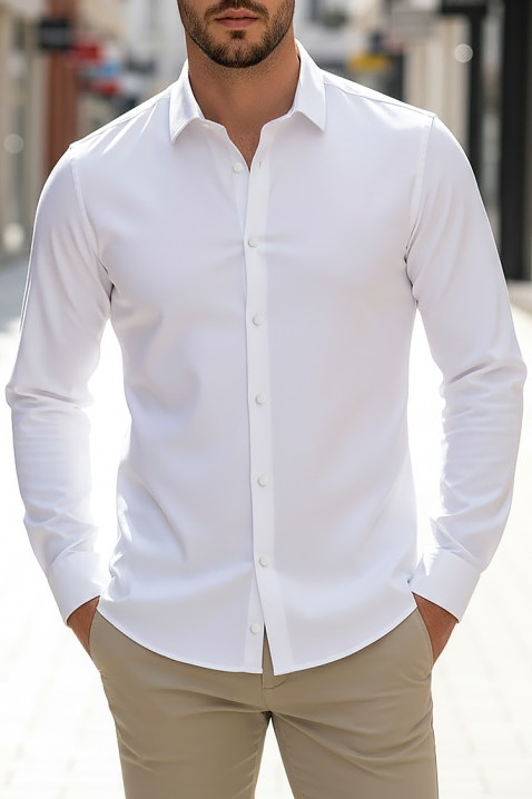 Muška košulja FERIZO WHITE, Boja: bela, IVET.RS - Nova Kolekcija